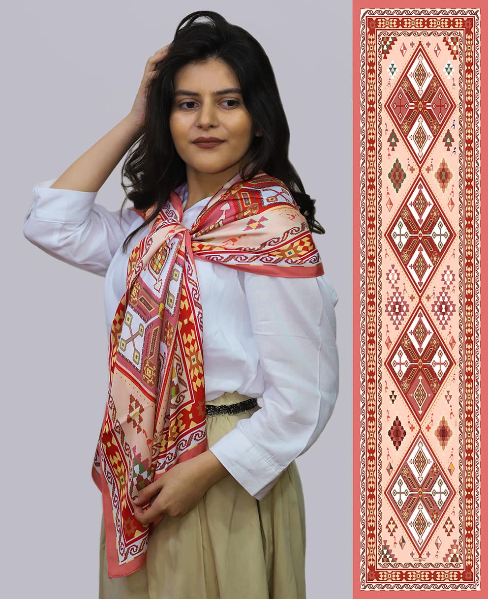 Silk scarves 180 x 45 cm